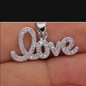 New Love pendant with sterling silver chain
